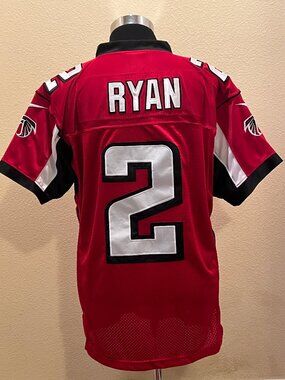 Nike NFL Atlanta Falcons Matt Ryan #2 On Field Jersey Mens Size 44 Red